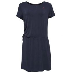 Sukienka damska Loap Brevora niebieska. Czarne sukienki damskie LOOP, bez wzorów, sportowe, bez ramiączek. Za 198.99 zł.