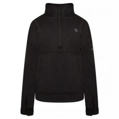 Damska Bluza Z Suwakiem Recoup II. Czarne bluzy damskie Dare 2b, xl, bez wzorów, z bawełny, z kapturem. Za 62.99 zł.