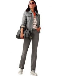 Heine Dżinsy - Slim fit - w kolorze szarym rozmiar: 48. Szare jeansy damskie Heine. Za 101.23 zł.