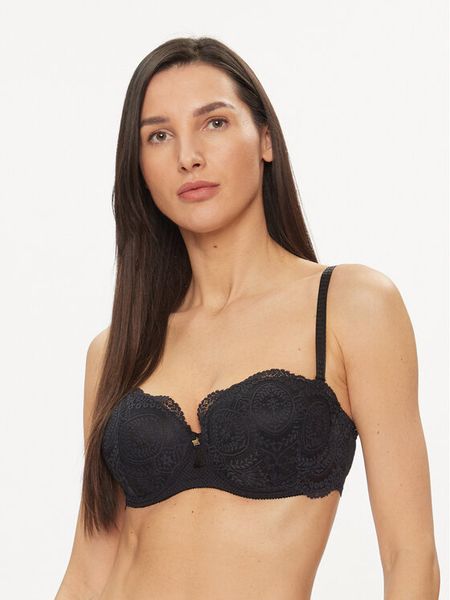Selmark Biustonosz push-up Matilda 31126 Czarny. Czarne biustonosze Selmark, bez wzorów, z syntetyku. Za 249.99 zł.