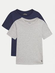 Polo Ralph Lauren Komplet 2 t-shirtów 9P5006 Granatowy Regular Fit. Niebieskie t-shirty i koszulki chłopięce Polo Ralph Lauren, bez wzorów, z bawełny, bez kołnierzyka, bez ramiączek. Za 159.99 zł.