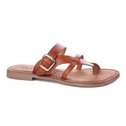 Kapcie Lazamani Skóra Naturalna Brązowe. Brązowe kapcie damskie Trespass, z materiału. Za 294.99 zł.