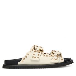 Klapki Blauer. Klapki damskie Blauer, bez wzorów, bez obcasa, bez zapięcia. Za 559.99 zł.