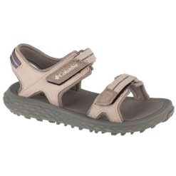 Sandały Columbia Konos Hiker 2-Strap Sandal 2121311096 beżowy. Brązowe sandały damskie bez wzorów, z gumy, bez obcasa, bez zapięcia. W wyprzedaży za 359.42 zł.