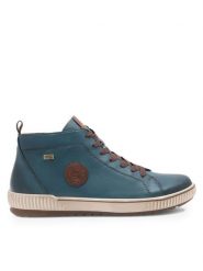 Remonte Sneakersy D0771-12 Niebieski. Niebieskie obuwie sportowe damskie Remonte, ze skóry, bez zapięcia. Za 351.99 zł.
