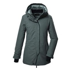 Parka dla kobiet Killtec KOW 93. Szare parki damskie Killtec, m, z materiału, z kapturem. Za 596.60 zł.
