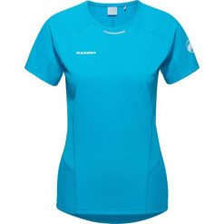 Koszulka szybkoschnąca damska Mammut Aenergy FL T-Shirt. Niebieskie bluzki damskie Mammut, s, bez wzorów, bez kołnierzyka, bez ramiączek. Za 356.99 zł.