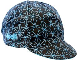 Czapka rowerowa Cinelli Blue Ice. Brązowe czapki damskie CINELLI, na jesień, bez wzorów, z bawełny. Za 124.20 zł.