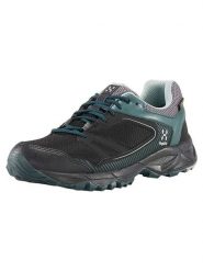 Haglöfs Buty turystyczne "Trail Q Fuse GT" w kolorze czarno-morskim rozmiar: 42. Czarne obuwie trekkingowe damskie Haglöfs, z gore-texu, bez zapięcia. Za 325.95 zł.