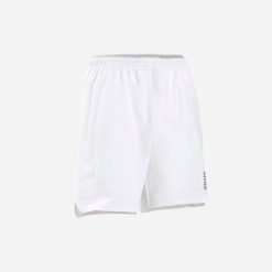 SPODENKI do piłki nożnej halowej damskie. Białe spodenki sportowe damskie IMVISO, s, bez wzorów, z materiału, do piłki nożnej. Za 24.99 zł.