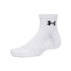 Under Armour UA PERFORMANCE COTTON 3P QTR Skarpety unisex. Białe skarpetki damskie Under Armour, bez wzorów, z bawełny. W wyprzedaży za 48.99 zł.