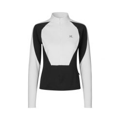 Kurtka do jazdy konnej z długim rękawem dla kobiet Kingsland Vitty. Białe kurtki damskie KINGSLAND, bez wzorów, bez kaptura. Za 406.00 zł.