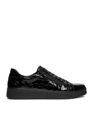Remonte Sneakersy D2E01-00 Czarny. Czarne obuwie sportowe damskie Remonte, z materiału, bez zapięcia. Za 399.99 zł.