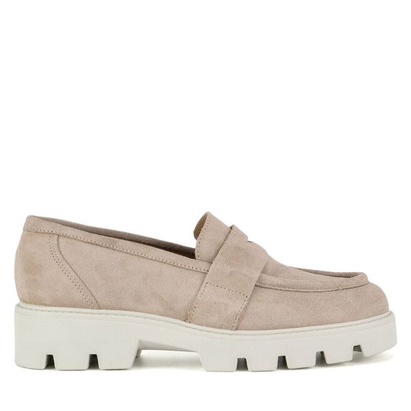 Mokasyny Badura. Brązowe mokasyny damskie Badura, bez obcasa. Za 279.99 zł.