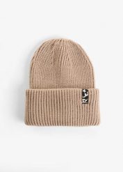 Czapka. Brązowe czapki damskie bonprix, na jesień, bez wzorów. Za 59.99 zł.