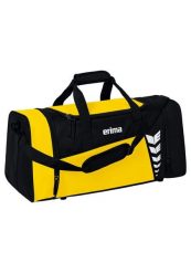 Torba sportowa Erima Six Wings. Czarne torby sportowe Erima, bez wzorów, z poliesteru. Za 153.00 zł.