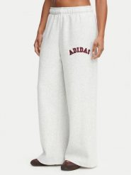 Adidas Spodnie dresowe Adidas Damskie 3-Stripes KU0333 Szary Loose Fit. Szare spodnie dresowe damskie Adidas, xs, bez wzorów, z bawełny. Za 238.99 zł.