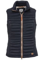 Camel Active Kamizelka pikowana w kolorze granatowym rozmiar: 34. Niebieskie kamizelki damskie Camel Active, bez wzorów, bez kaptura. Za 158.10 zł.