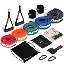 Zestaw Allround Basic 5 poziomów oporu z torbą i przedłużką chwytu. Brązowe torby sportowe NEOLYMP, bez wzorów, z bawełny. Za 548.00 zł.