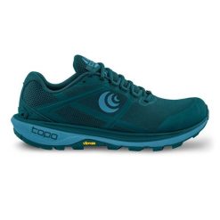 Damskie buty trailowe Topo Athletic Terraventure 4. Niebieskie obuwie sportowe damskie Topo Athletic, bez zapięcia, do biegania. W wyprzedaży za 683.15 zł.