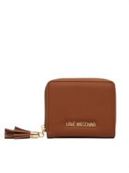 LOVE MOSCHINO Portfel JC5689PP1OKD0200 Brązowy. Brązowe portfele damskie Love Moschino, bez wzorów, ze skóry. Za 429.99 zł.