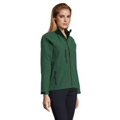 Kurtka Damska Roxy Soft Shell. Brązowe kurtki damskie SOL'S, m, bez wzorów, z elastanu, bez kaptura. Za 214.99 zł.