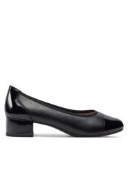 Caprice Czółenka 9-22500-42 Czarny. Czarne czółenka damskie Caprice, bez wzorów, ze skóry, bez obcasa. Za 227.99 zł.