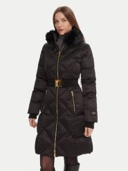 Marciano Guess Płaszcz zimowy 5BGL38 7374A Czarny Regular Fit. Czarne płaszcze damskie Marciano Guess, na zimę, z aplikacjami, z syntetyku, bez kaptura. Za 1,329.00 zł.
