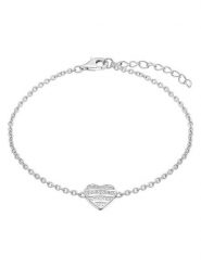 S.Oliver Srebrna bransoletka z elementem ozdobnym rozmiar: onesize. Szare bransoletki damskie S.Oliver, srebrne. Za 100.99 zł.