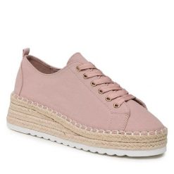 Espadryle Jenny Fairy. Czerwone espadryle damskie Jenny Fairy, bez wzorów, bez obcasa. Za 119.99 zł.