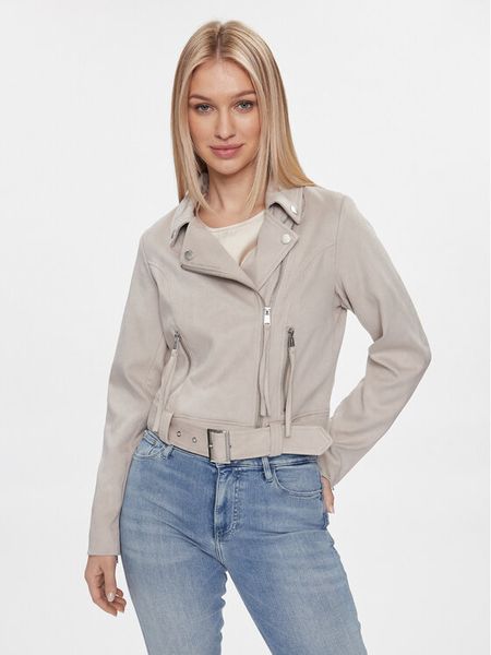 Guess Kurtka przejściowa Celeste W4RL10 WFWQ0 Szary Regular Fit. Szare kurtki damskie Guess, m, z aplikacjami, z syntetyku, bez kaptura. Za 433.88 zł.