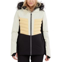 Kurtka narciarska damska Fundango Salina Padded. Białe kurtki damskie FUNDANGO, na zimę, xs, bez wzorów, bez kaptura. Za 629.90 zł.