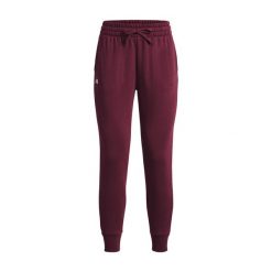 Spodnie treningowe damskie Under Armour Rival Fleece. Czerwone obuwie sportowe damskie Under Armour, bez zapięcia, na fitness i siłownię. Za 97.99 zł.