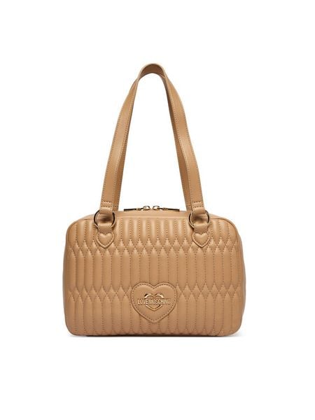 LOVE MOSCHINO Torebka JC4034PP1OLJ0104 Beżowy. Brązowe torebki klasyczne damskie Love Moschino, ze skóry, bez dodatków. Za 879.99 zł.