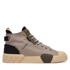 Trampki Palladium. Szare trampki damskie Palladium, bez wzorów, bez zapięcia. Za 399.99 zł.