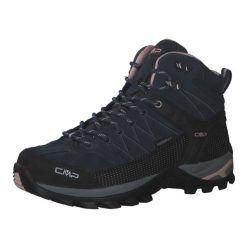 Damskie buty trekkingowe CMP Rigel Waterproof. Czerwone obuwie trekkingowe damskie CMP, z materiału, bez zapięcia. W wyprzedaży za 399.99 zł.