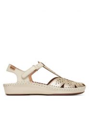 Pikolinos Sandały P. Vallarta 655-0841Clc1 Złoty. Żółte sandały damskie Pikolinos, bez wzorów, ze skóry, bez obcasa, na płaskiej podeszwie, bez zapięcia. Za 559.99 zł.