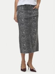 Vero Moda Spódnica jeansowa Veri 10336316 Szary Regular Fit. Szare spódnice damskie Vero Moda, xs, bez wzorów, z bawełny. Za 229.99 zł.