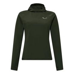 Damska bluza dresowa Salewa Puez Sun. Zielone bluzy damskie Salewa, na lato, s, bez wzorów, z dresówki, bez kaptura. Za 321.99 zł.