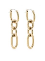 Tommy Hilfiger Kolczyki 2780786 Złoty. Żółte kolczyki damskie Tommy Hilfiger, metalowe. Za 309.99 zł.