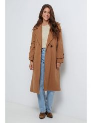 L'armoire de Suzette Płaszcz przejściowy w kolorze jasnobrązowym rozmiar: 34. Brązowe płaszcze damskie L'armoire de Suzette, l, bez wzorów, bez kaptura. Za 143.99 zł.