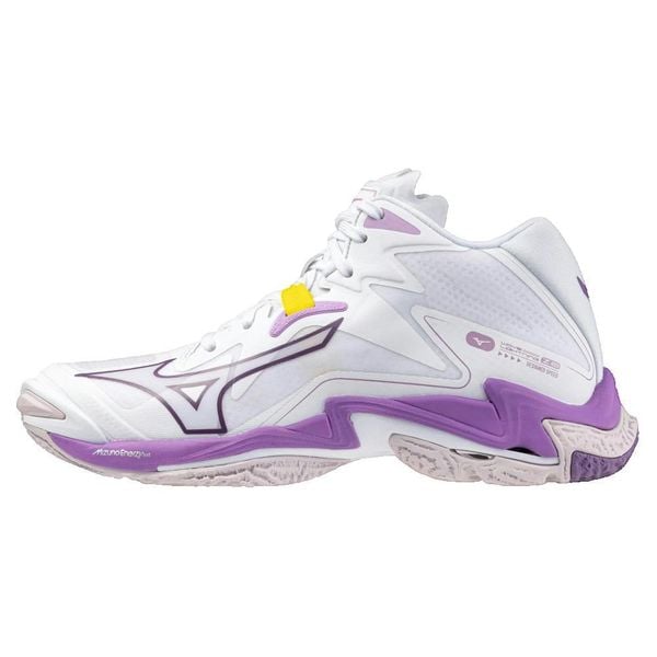 Buty sportowe Mizuno Wave Lightning Z8 Siatkówka Białe. Białe obuwie sportowe casual damskie Mizuno, z syntetyku, bez zapięcia. W wyprzedaży za 608.75 zł.