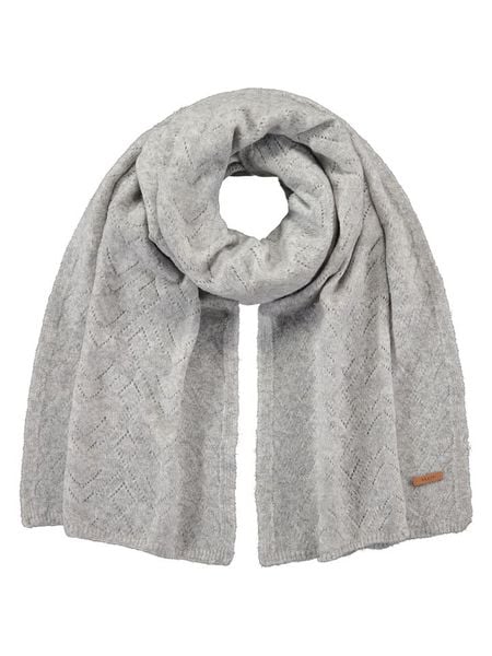 Barts Szal "Bridgey" w kolorze szarym rozmiar: onesize. Szare szaliki damskie Barts, bez wzorów, z wełny. Za 157.35 zł.