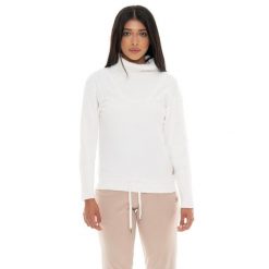 Leone 1947 Warm Touch Damen Rollkragen-Bluza zimowa ze Strickeinsätzen. Białe bluzy damskie LEONE 1947 APPAREL, na zimę, bez wzorów, z elastanu, bez kaptura. W wyprzedaży za 169.09 zł.