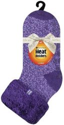 Skarpetki damskie Heat Holders Lounge Abspurple - 37-42. Fioletowe skarpetki damskie HEAT HOLDERS, bez wzorów, z dzianiny. Za 136.99 zł.
