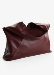 Miękka torba typu shopper XXL. Czerwone shopper bag bonprix, bez wzorów, duże, bez dodatków. Za 114.99 zł.