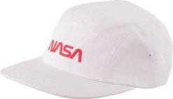Czapka 8527 K1x x NASA z bawełnianej tkaniny skośnej, one size, biała. Białe czapki damskie K1X, bez wzorów, z bawełny. Za 144.99 zł.