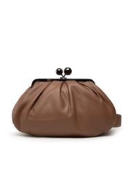 Weekend Max Mara Torebka Cubico 55160212600 Brązowy. Brązowe torebki klasyczne damskie Weekend Max Mara, ze skóry, bez dodatków. Za 1,569.00 zł.