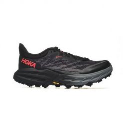 Buty do biegania damskie Hoka One One Speedgoat 5. Czarne obuwie sportowe damskie Hoka One One, z materiału, bez zapięcia, do biegania. Za 549.00 zł.