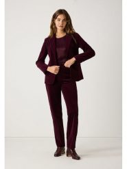 More & More Spodnie w kolorze bordowym rozmiar: 32. Czerwone spodnie materiałowe damskie More & More, bez wzorów, z materiału. Za 205.45 zł.